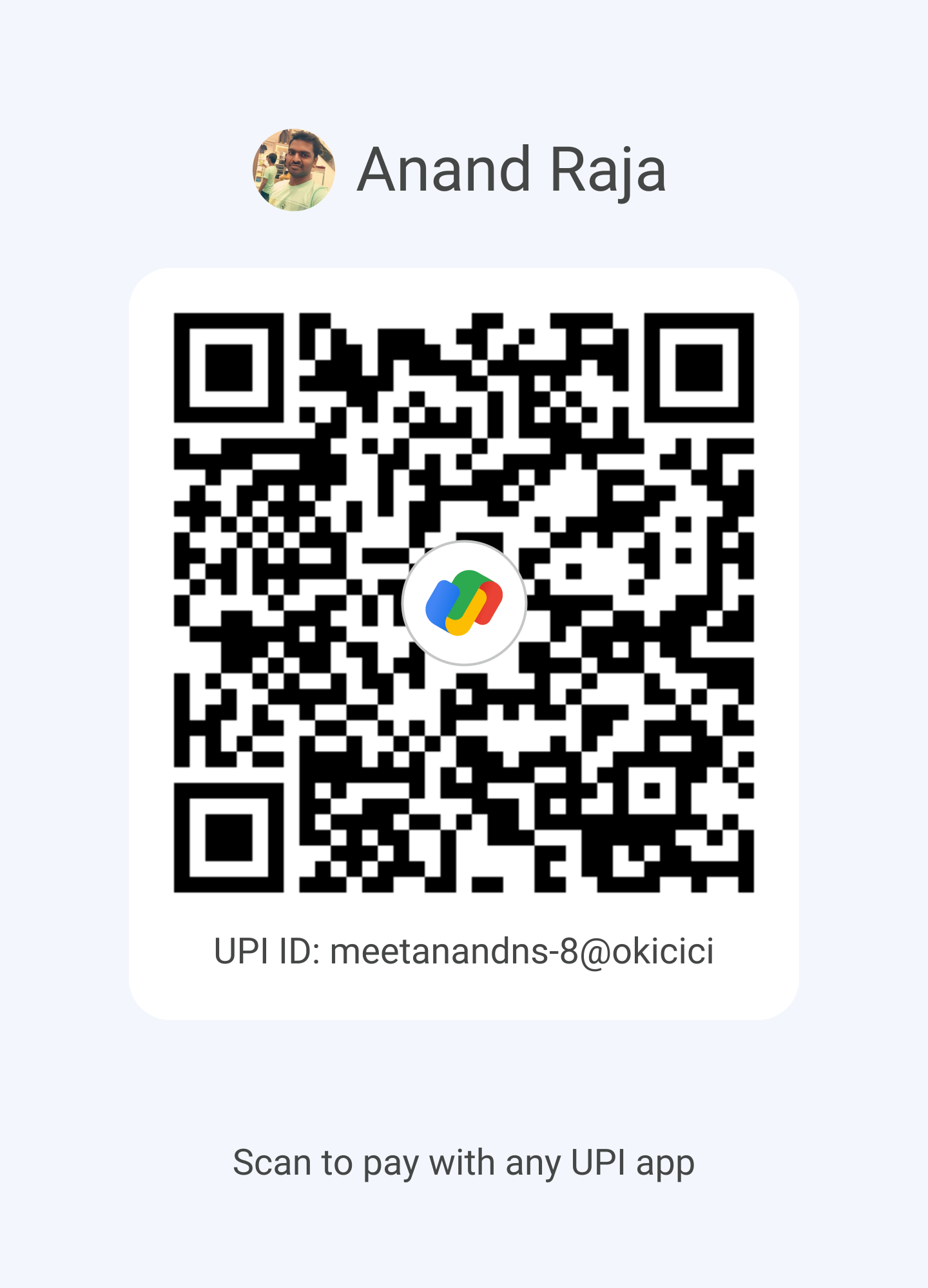 Google Pay QR Code